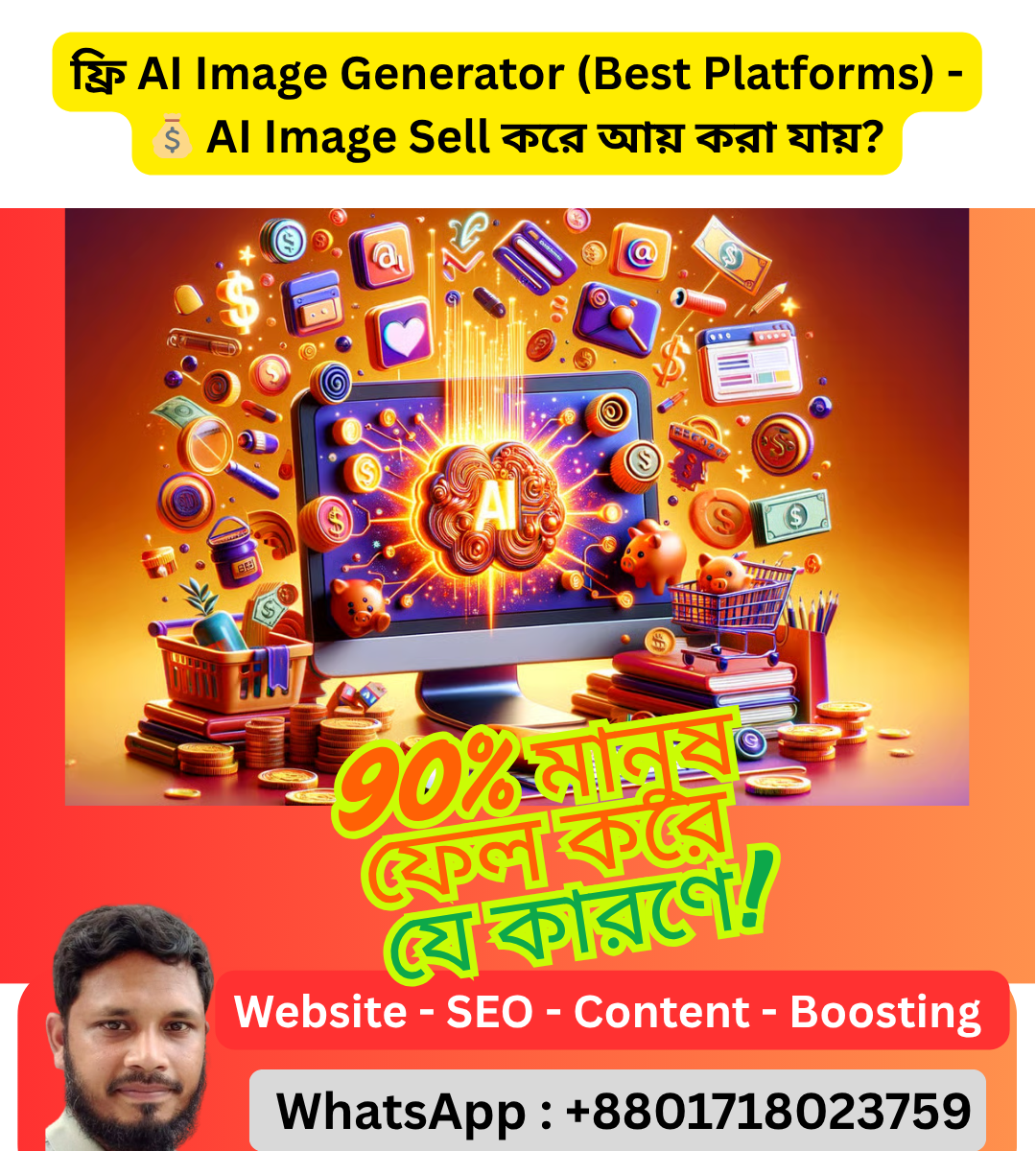 earn money with ai image