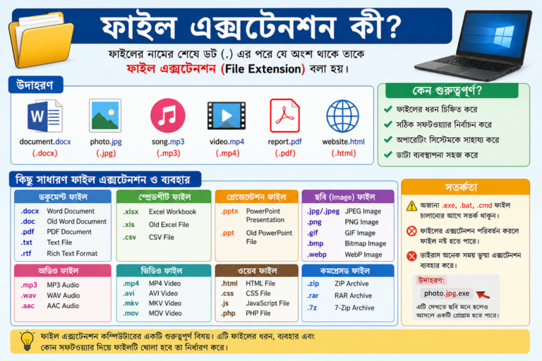 ফাইল এক্সটেনশন