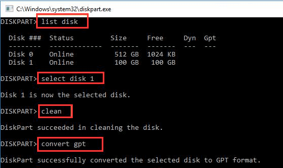 Windows cannot be installed to this disk